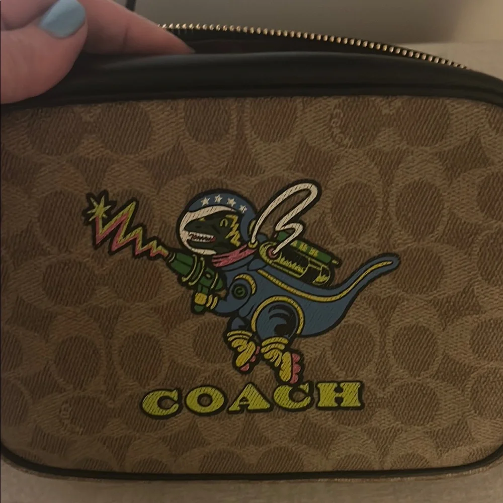 Coach Brown Crossbody Bag with Black Accents - Picture 2 of 10